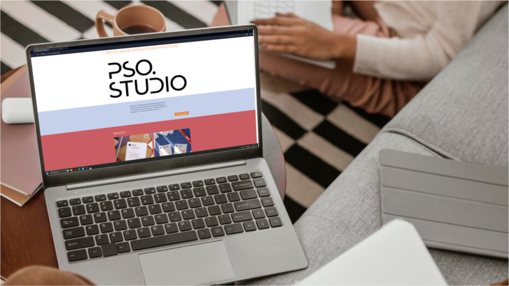 PSO.STUDIO homepage design by Maja Drożdż